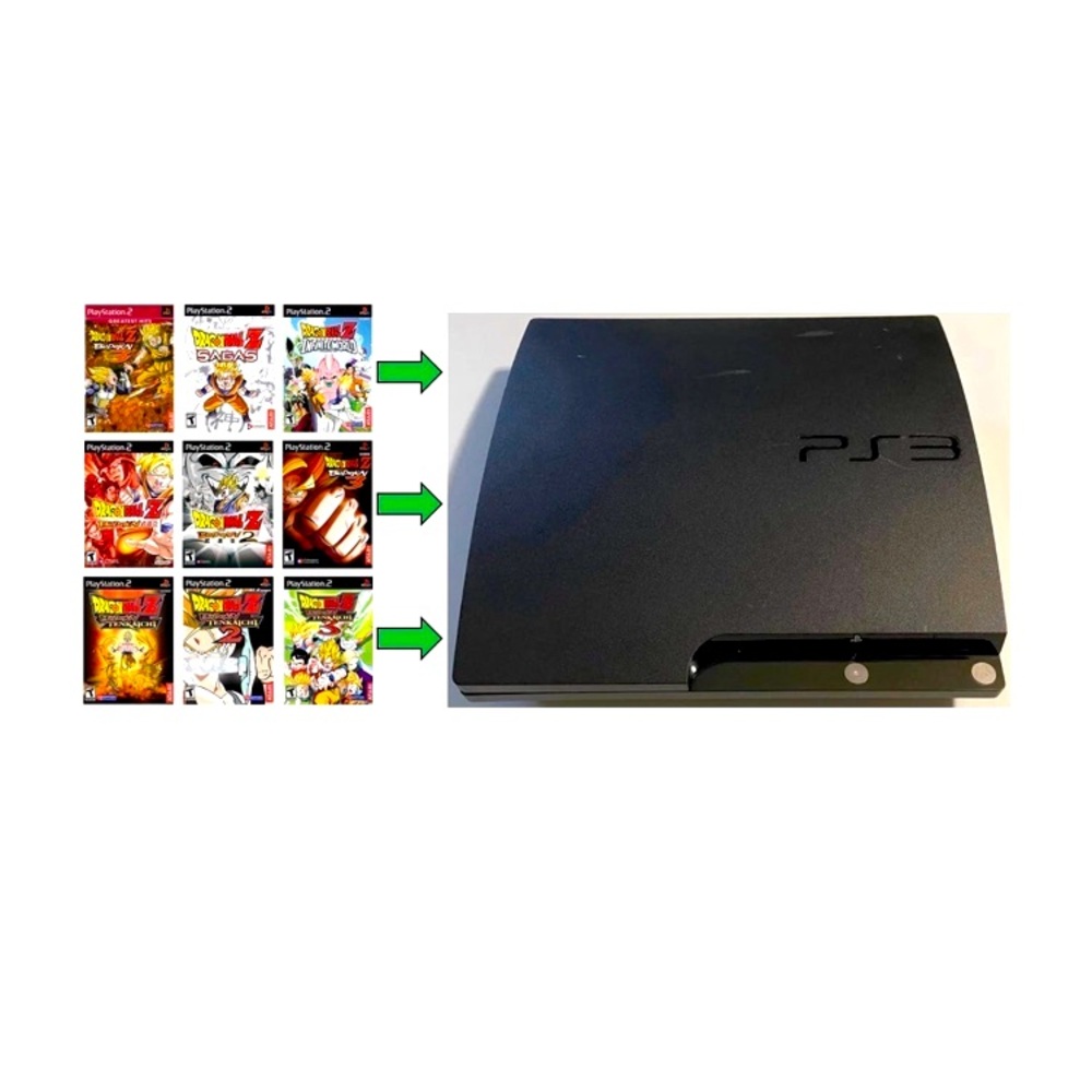 PlayStation 3 (PS3) Slim with Dragon Ball Z Games